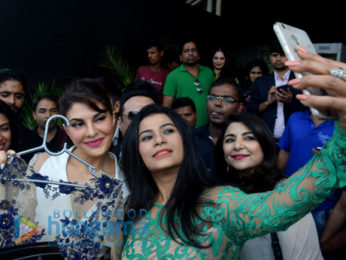 Jacqueline Fernandez and Amruta Fadnavis inaugurate Joya exhibition in Mumbai