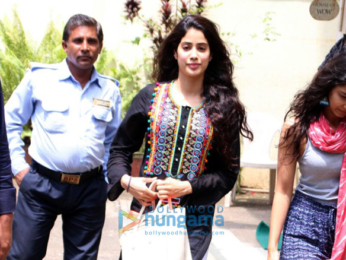 Jahnavi Kapoor snapped during her dance rehearsals