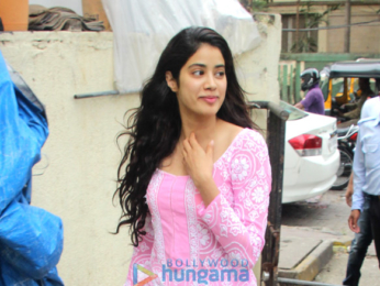 Jahnavi Kapoor snapped post dance rehearsals in Bandra