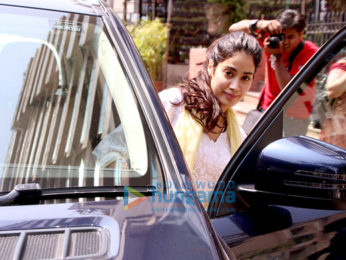 Jahnavi Kapoor spotted after dance rehearsal in Bandra
