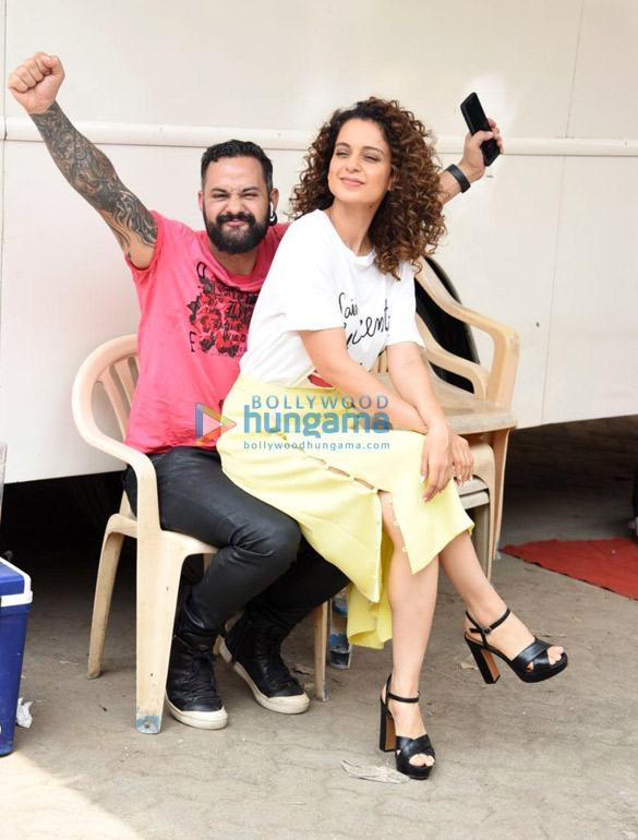 kangana rananut snapped promoting her film simran 2