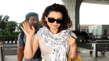 Kangana Ranaut snapped at  the airport