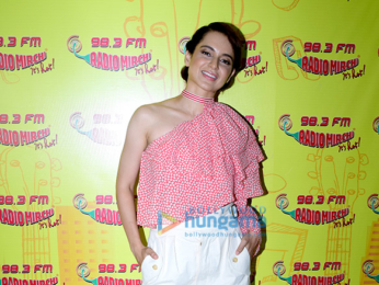 Kangana Ranaut snapped promoting her film 'Simran' at 98.3 FM Radio Mirchi