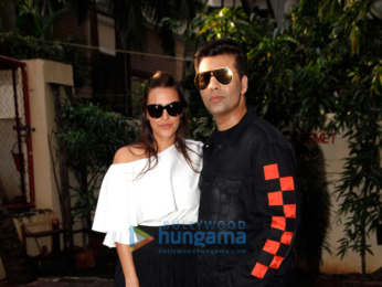 Karan Johar snapped shooting for Neha Dhupia's show #NoFilterNeha – Season 2