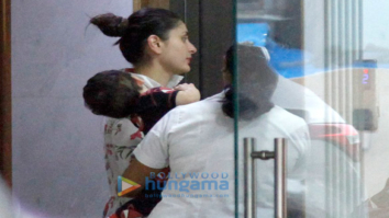 Kareena Kapoor Khan and Tusshar Kapoor snapped with their kids in Bandra