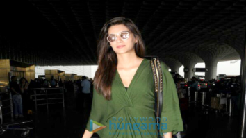 Kriti Sanon snapped leaving for Delhi