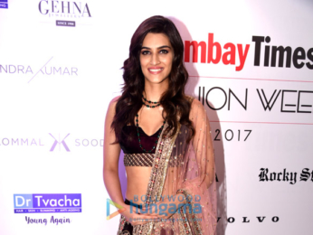 Kriti Sanon walks the ramp at Bombay Times Fashion Week