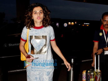 Taapsee Pannu, Varun Dhawan, Jacqueline Fernandez, Sunny Leone & Daniel Weber snapped at the airport