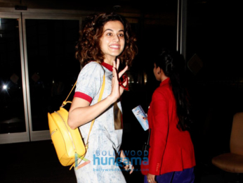 Taapsee Pannu, Varun Dhawan, Jacqueline Fernandez, Sunny Leone & Daniel Weber snapped at the airport