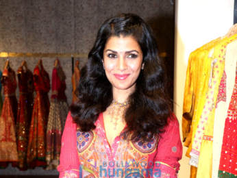 Nimrat Kaur unveils Ritu Kumar's Festive Winter campaign at her Kala Ghoda Store in Mumbai