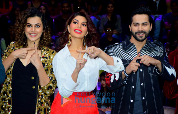 promotion of judwaa 2 on the sets of dance finale 3