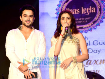 Raai Laxmi snapped attending the raas leela Navratri functions Borivali to promote her movie Julie 2