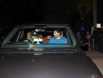 Ranbir Kapoor and Aditya Roy Kapur snapped post dinner at Hakkasan