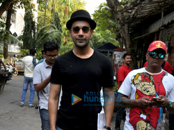 Rajkummar Rao snapped post a meeting in Juhu