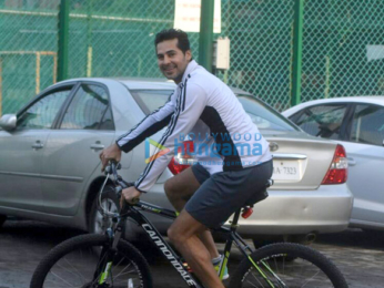 Ranbir Kapoor, Dino Morea and Aparshakti Khurana snapped at Football session in Mumbai