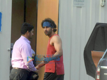 Ranbir Kapoor, Dino Morea and Aparshakti Khurana snapped at Football session in Mumbai