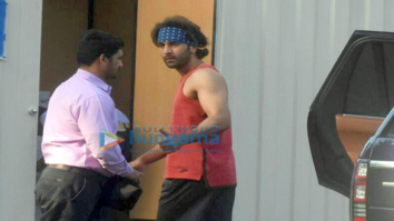 Ranbir Kapoor, Dino Morea and Aparshakti Khurrana snapped at Football session in Mumbai