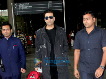 Ranbir Kapoor and Karan Johar snapped at the airport