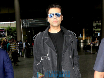 Ranbir Kapoor and Karan Johar snapped at the airport