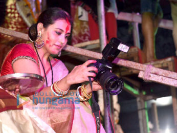 Rani Mukherji snapped at Durga Puja in Juhu