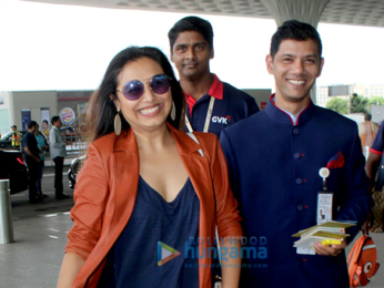 Rani Mukherji snapped at the airport today