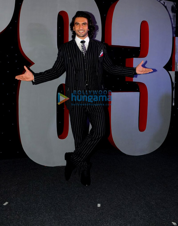ranveer singh and kapil dev grace the launch of the film based on the 1983 world cup 1