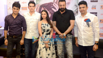 Cast of the film Bhoomi grace the press meet of the film in Delhi