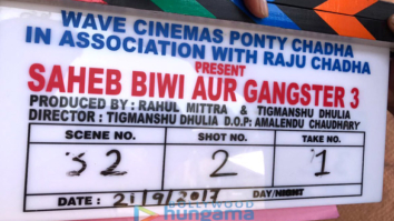 On The Sets Of The Movie Saheb Biwi aur Gangster 3