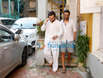 Saif Ali Khan snapped post meeting in Bandra