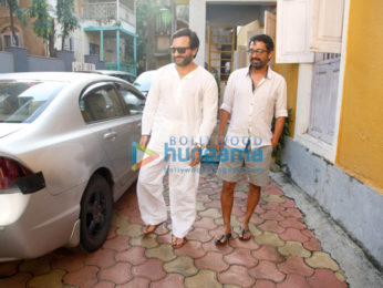 Saif Ali Khan snapped post meeting in Bandra