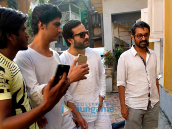 Saif Ali Khan snapped post meeting in Bandra