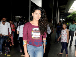 Saiyami Kher and Elli Avram snapped at the airport