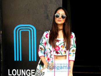 Sana Khan and Aditi Rao Hydari snapped at a lounge