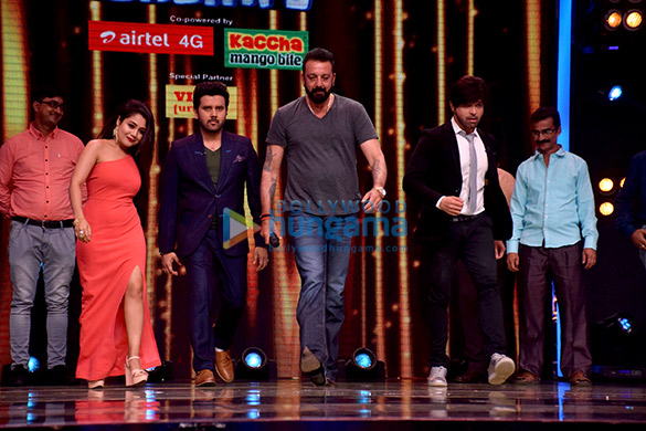 sanjay dutt meets the contestants of sa re ga ma pa lil champs 1