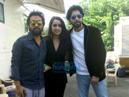 Shraddha Kapoor, Siddhanth Kapoor & Ankur Bhatia promote Haseena Parker on the sets of Dance +