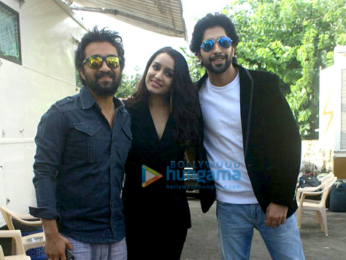 Shraddha Kapoor, Siddhanth Kapoor & Ankur Bhatia promote Haseena Parker on the sets of Dance +