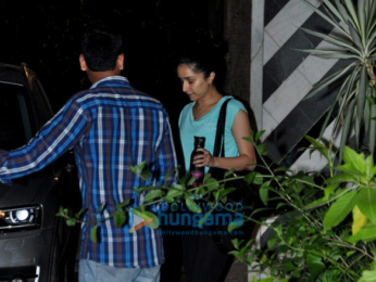 Shraddha Kapoor snapped at the gym in Juhu