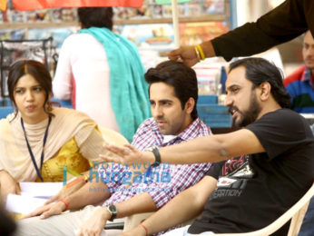 On The Sets Of The Movie Shubh Mangal Saavdhan