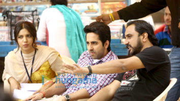 On The Sets Of The Movie Shubh Mangal Saavdhan