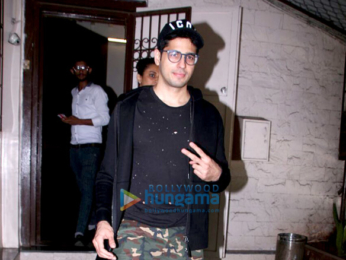 Sidharth Malhotra spotted at Purple Haze studio for dubbing for his ad shoot
