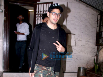 Sidharth Malhotra spotted at Purple Haze studio for dubbing for his ad shoot