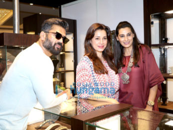 Sridevi, Ahan Shetty & Mana Shetty snapped at Araaish launch