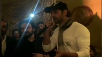 This video of Hrithik Roshan singing for Rakesh Roshan on his birthday is worth watching