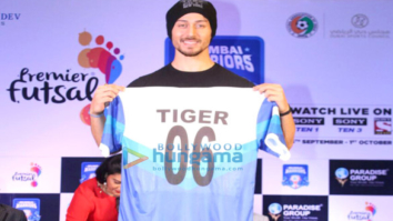 Tiger Shroff at ‘Premiere Futsal 2017’ press conference