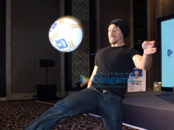 Tiger Shroff at 'Premiere Futsal 2017' press conference