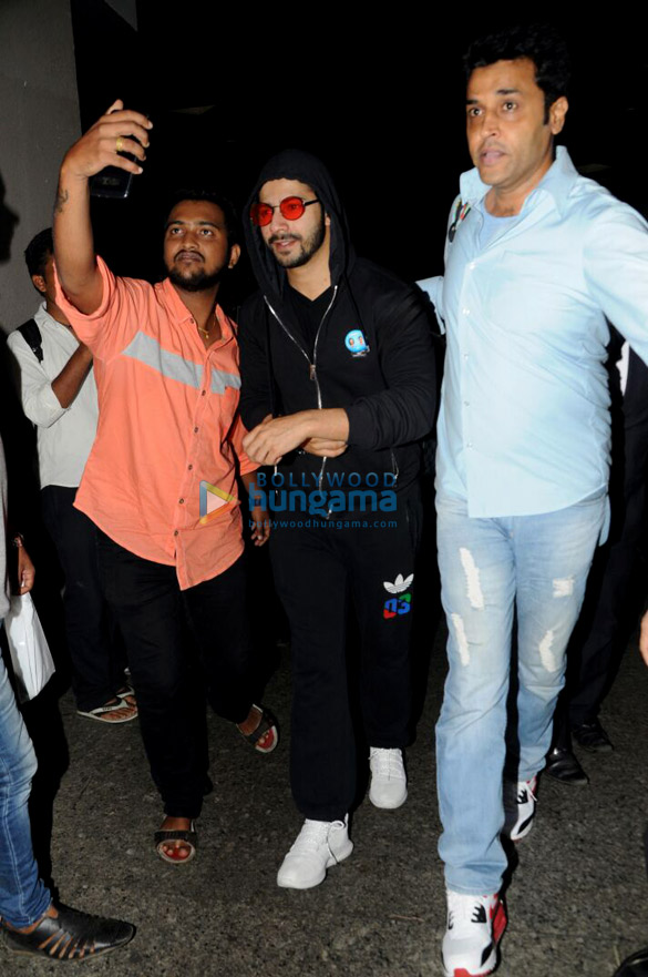 varun dhawan arrived from budapest 1