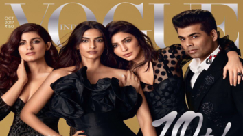Twinkle Khanna, Sonam Kapoor, Anushka Sharma & Karan Johar On The Cover Of Vogue, Oct 2017