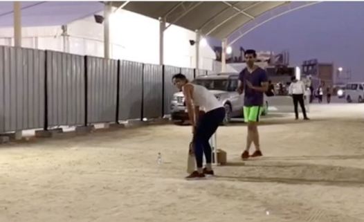 WATCH Katrina Kaif enjoys a game of cricket on the sets of Tiger Zinda Hai