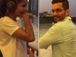 WATCH: Tiger Zinda Hai stars Katrina Kaif and Angad Bedi show off their rifle shooting skills