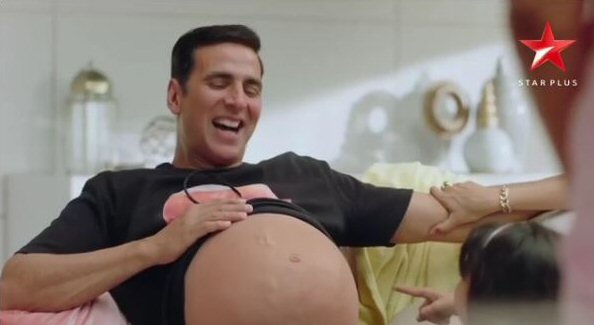 WHAT Akshay Kumar turns pregnant for this show1